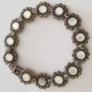 Marcasite and Moonstone Bracelet